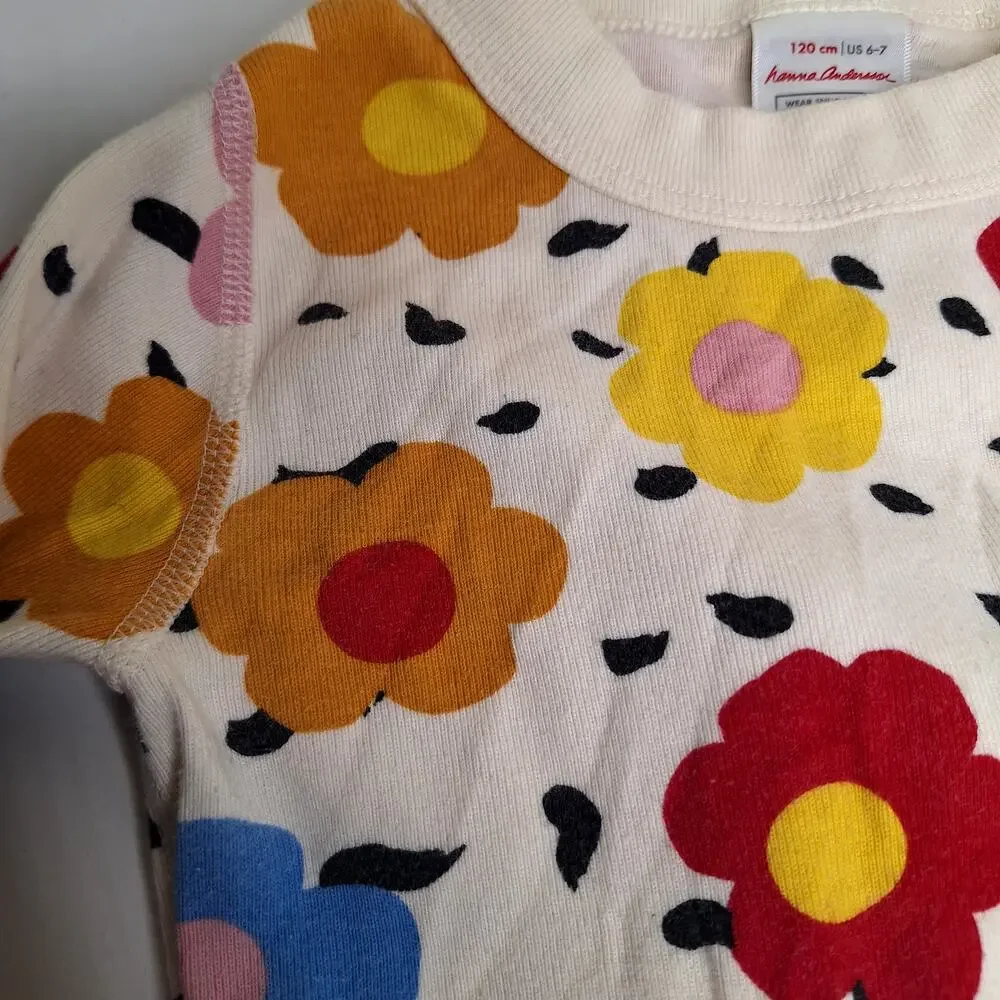 Mini Boden Hanna Andersson 5 pc Lot Girls 6-7 Dresses Jacket Swim Pajamas Floral